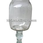 wholesale glass redneck cup and jar and bottle for jams with lid and cover. xub126-009