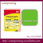 Wholesale high quality colored a4 paper 80 gsm CZ0007