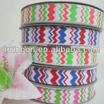 wholesale print chevron ribbons P4185