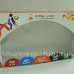 with PVC window cardboard display box HF-DB-01