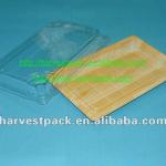 wood grain printing disposable plastic sushi tray HP-07