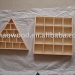 wooden gift box in triangle design LHWG1108