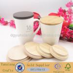 Wooden lids with silicone for jars sealed lids YX-sc029