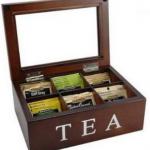 wooden tea box HH11201