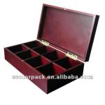 Wooden tea box tea gift box tea display box JRYC0041