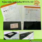 WT-CTL-523 high quality china printing wallet brochure WT-CTL-523