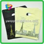 Yiwu wholesale die cut small order black plastic bags JYPDC-147